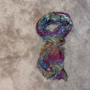 Multi-Color Silk Scarf